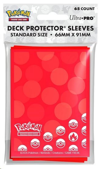 UP - Energy - Fire Type 65ct Deck Protector Sleeves for Pokémon