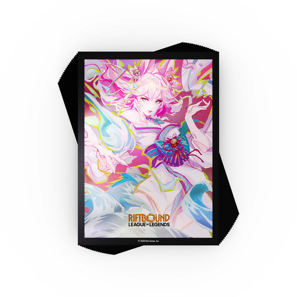 Riftbound: League of Legends TCG - Spiritforged - Spirit Blossom Ahri Sleeves (100 Sleeves)