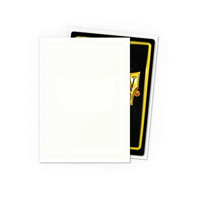 Dragon Shield - Matte Sleeves - White (100 Sleeves)