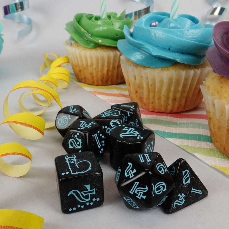 D&D - Q WORKSHOP 20 years: Llama Dice Set