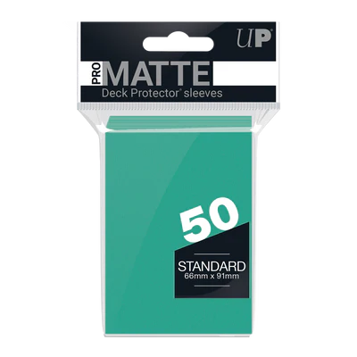 Pro-Matte - Non Glare - Aqua (50 Sleeves)