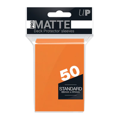 Pro-Matte - Non Glare - Orange (50 Sleeves)