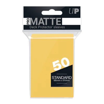 Pro-Matte - Non Glare - Yellow (50 Sleeves)