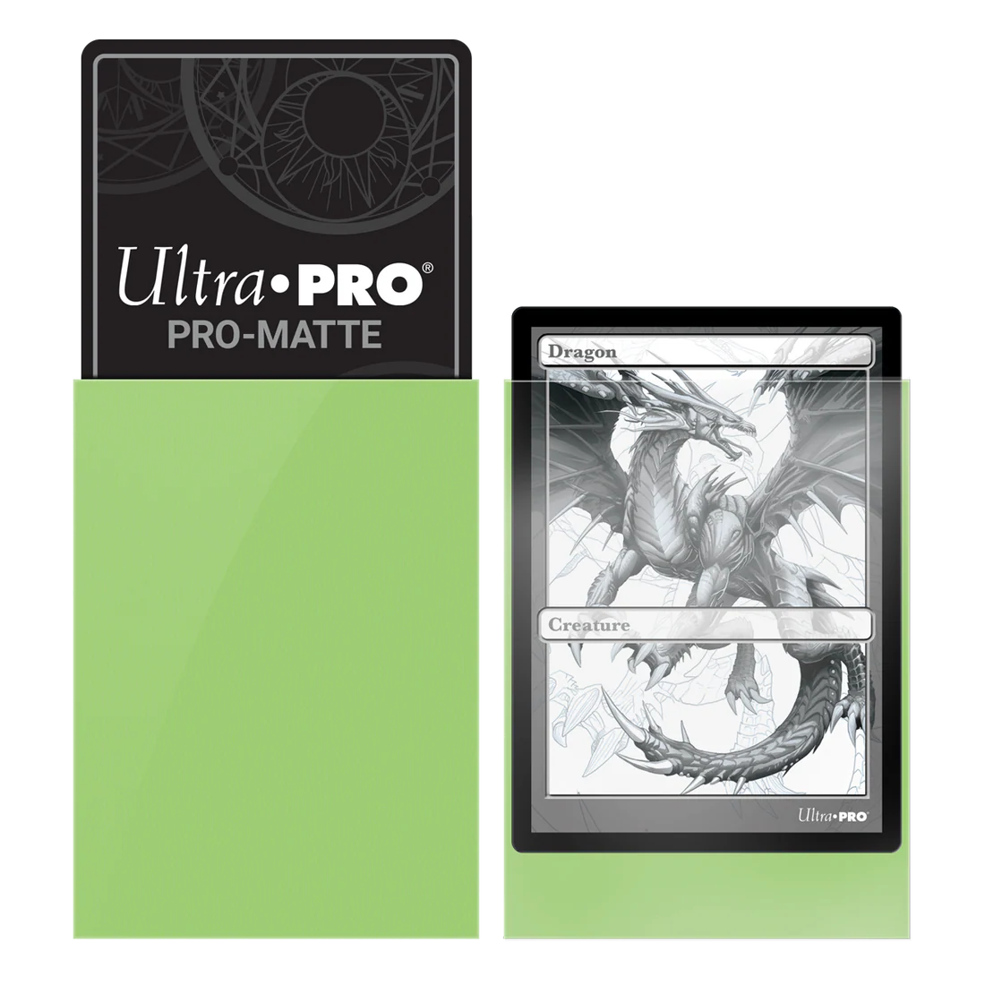 UP - Standard Sleeves - Pro-Matte - Lime Green (50 Sleeves)