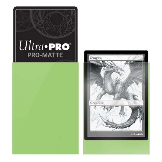 UP - Standard Sleeves - Pro-Matte - Lime Green (50 Sleeves)