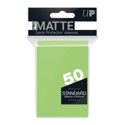 Pro-Matte - Non Glare - Lime Green (50 Sleeves)