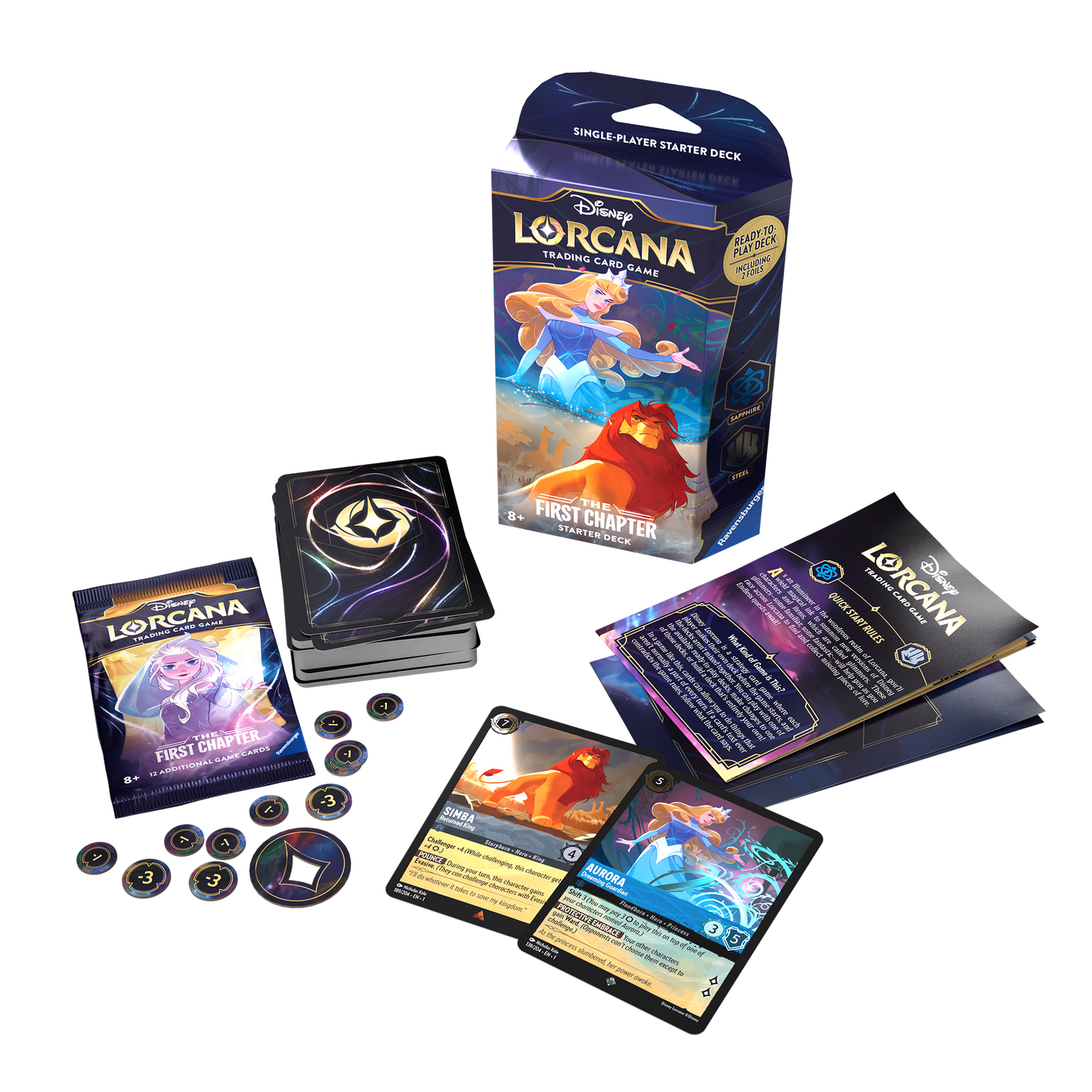 Disney Lorcana TCG - The First Chapter Starter Deck - Sapphire and Steel