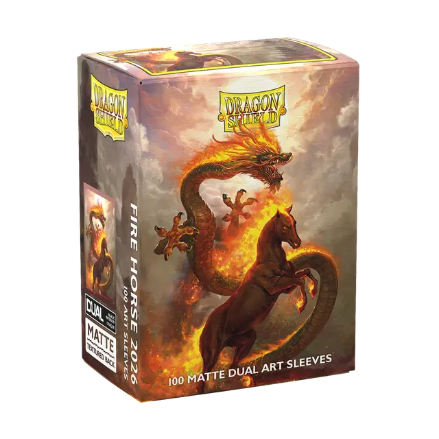 Dragon Shield - Fire Horse 2026 - Matte Dual Art Sleeves