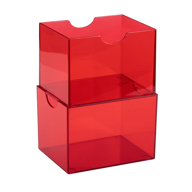 Dragon Shield - Strongbox Box - Clear Red