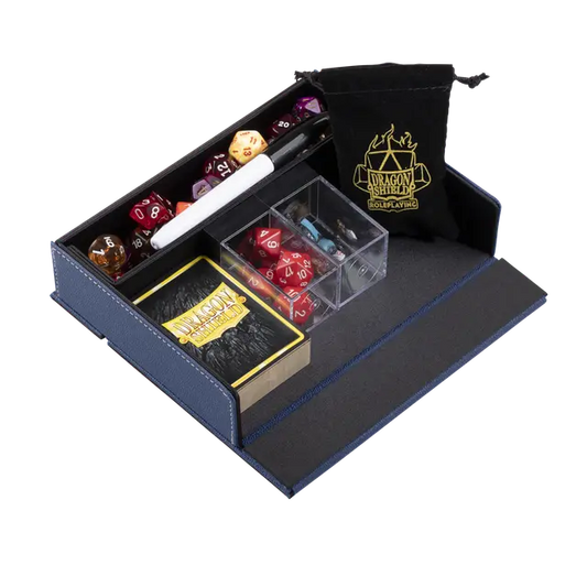 Dragon Shield - Dice Companion - Midnight Blue