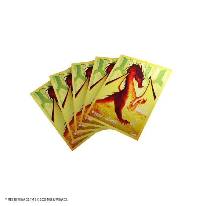 Gamegenic - Magic: The Gathering | The Hobbit Premium Art Sleeves - Smaug the Golden