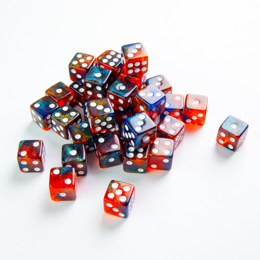 Gamegenic - Galaxy Series - Mars - D6 Dice Set 16 mm (12 pcs)
