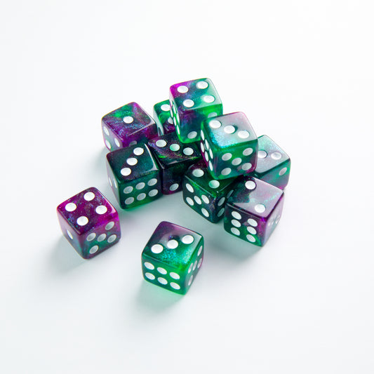 Gamegenic - Galaxy Series - Aurora - D6 Dice Set 12 mm (36 pcs)