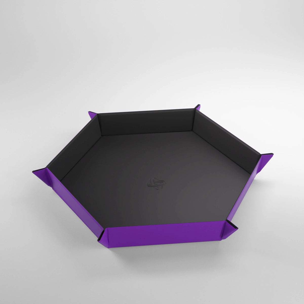 Gamegenic - Magnetic Dice Tray Hexagonal - Purple Black