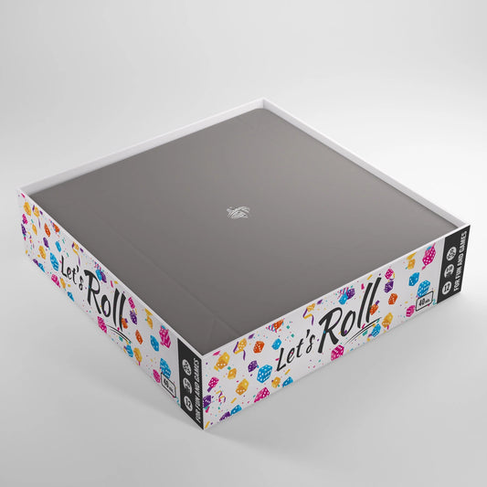Gamegenic - Magnetic Dice Tray Square Black/Gray