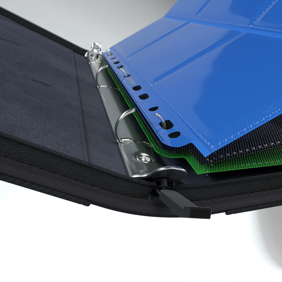 Zip-up Ring Binder Slim Black
