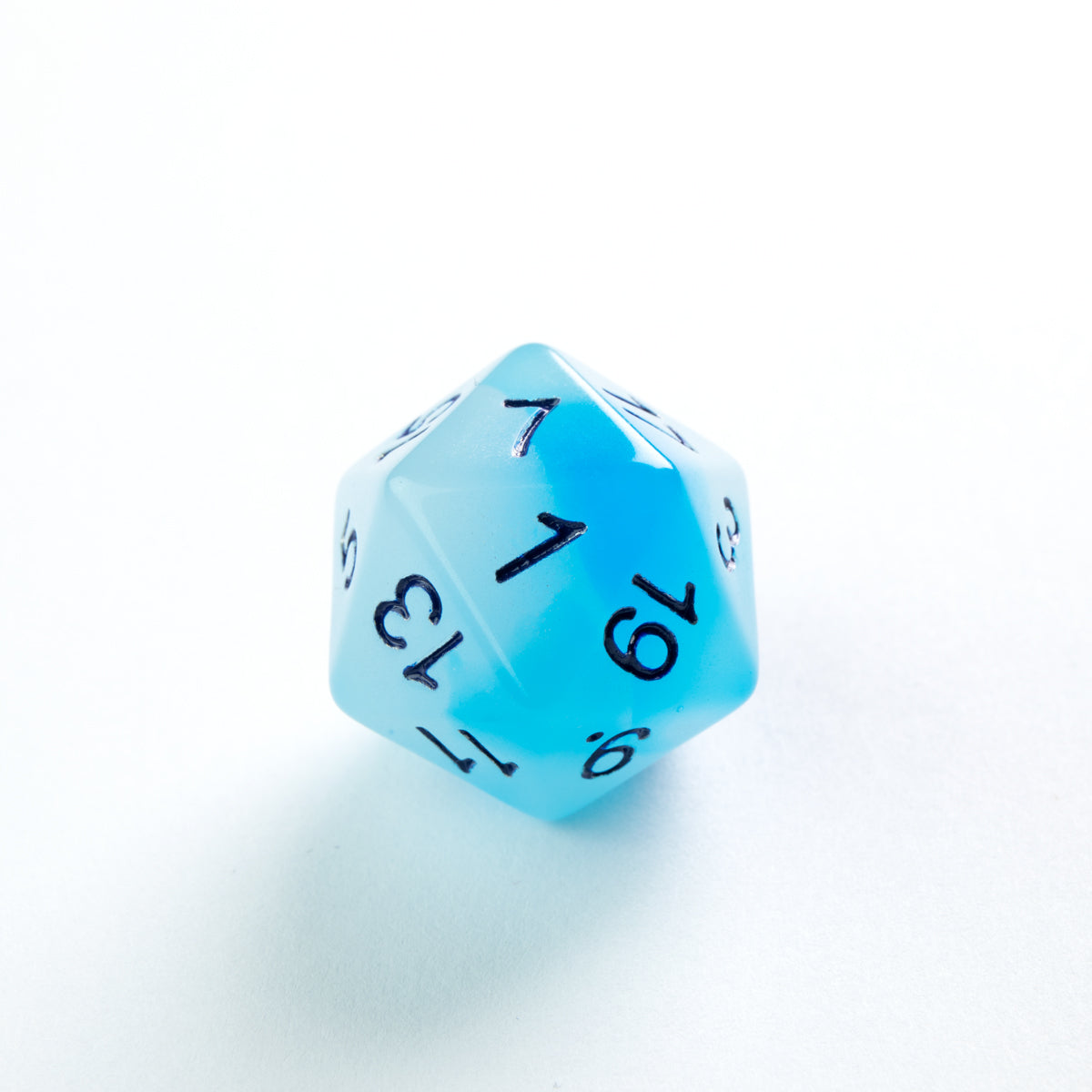 Gamegenic - Glow Series - Icy Crumbs - RPG Dice Set (7 pcs)
