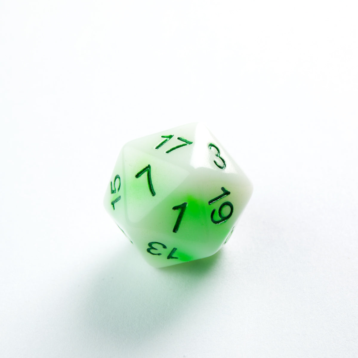 Gamegenic - Glow Series - Toxic Stones - RPG Dice Set (7 pcs)