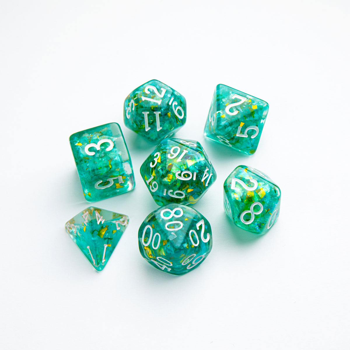 Candy-like Series - Mint - RPG Dice Set (7pcs)