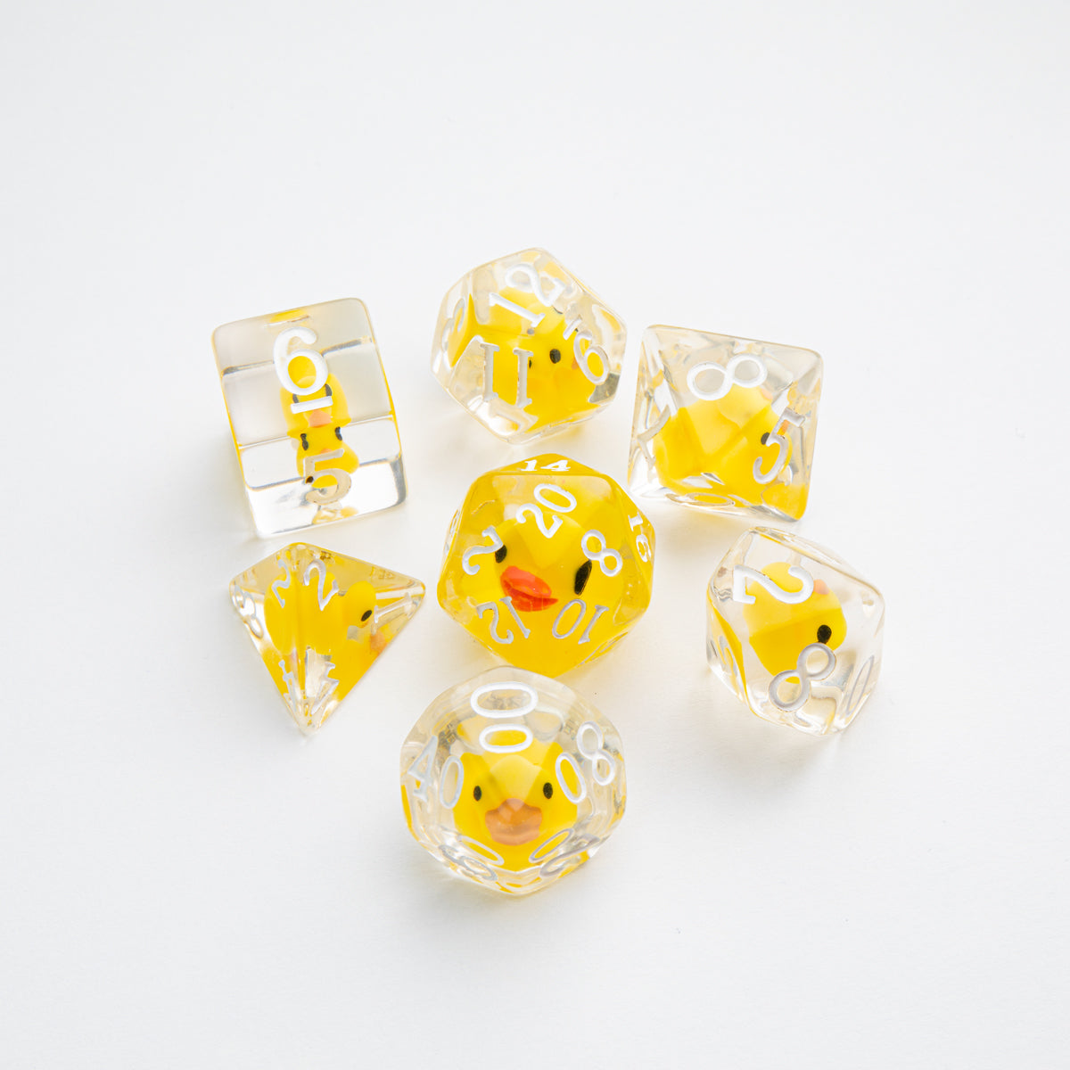 Gamegenic - Embraced Series - Rubber Duck - RPG Dice Set (7pcs)