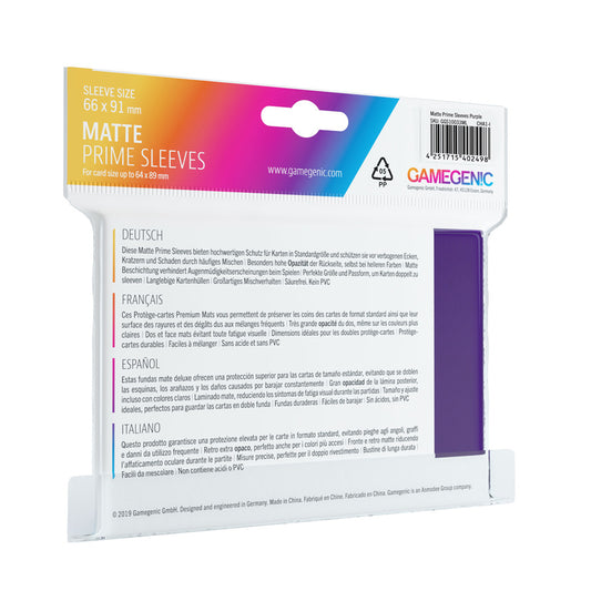 Prime Sleeves Purple (100 Sleeves)