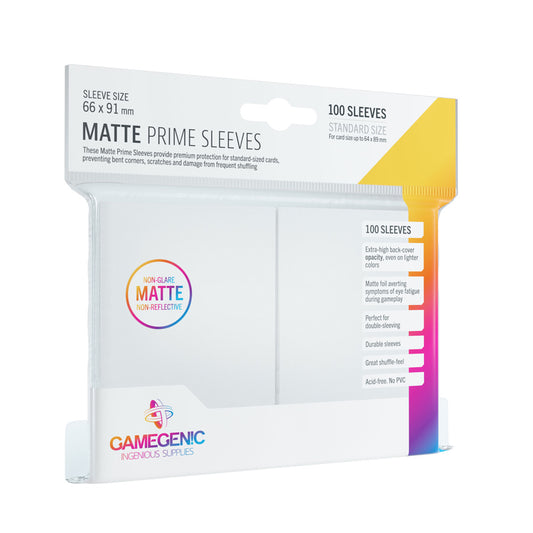 Prime Sleeves White (100 Sleeves)