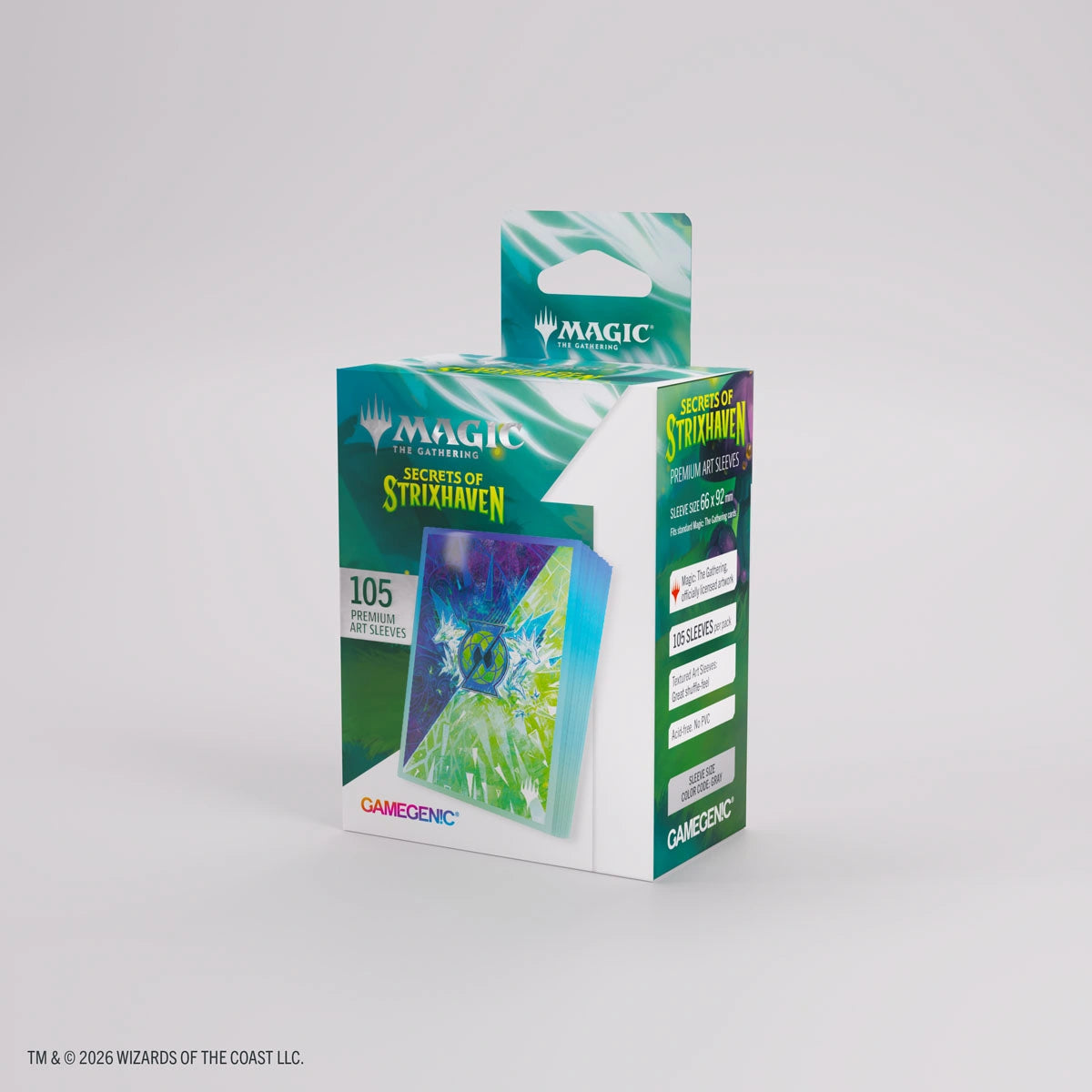 Gamegenic - MTG Secrets of Strixhaven Premium Art Sleeves - Quandrix
