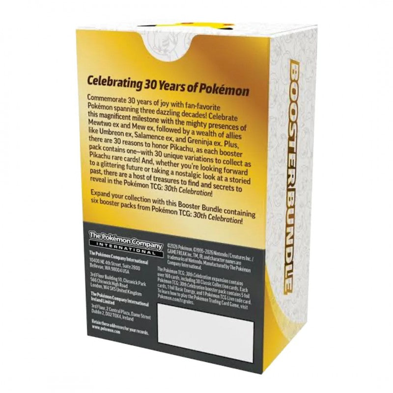 PKM - 30th Celebration Booster Bundle