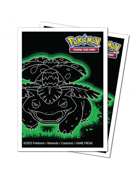 UP - Neon Kanto 105ct APEX Deck Protector Sleeves Venusaur for Pokémon