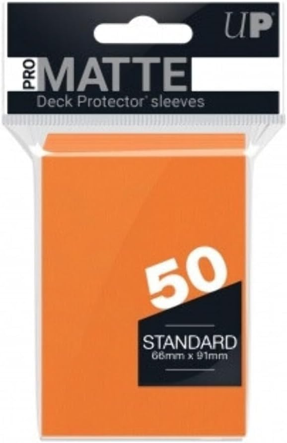 UP - Standard Sleeves - Pro-Matte - Orange (50 Sleeves)