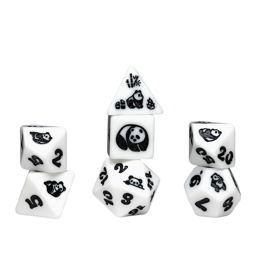 Sirius Dice - Animal Dice Set - Moon Panda