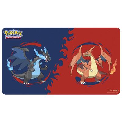 UP - Mega Charizard X and Mega Charizard Y Playmat for the Pokémon Trading Card Game