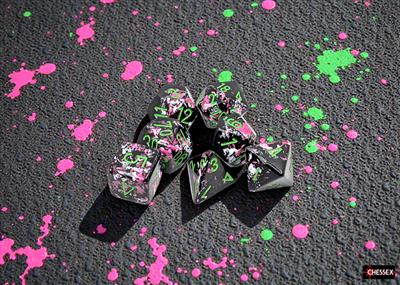 Brush Polyhedral Paintball/green 7-Die Set