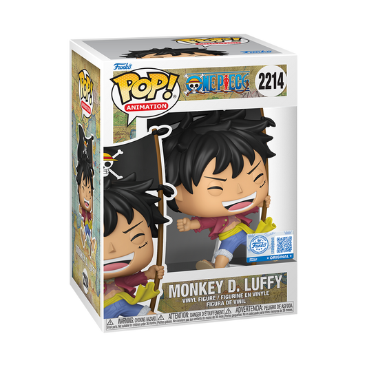 Funko POP! One Piece Monkey D. Luffy (with Flag) Special Edition #2214
