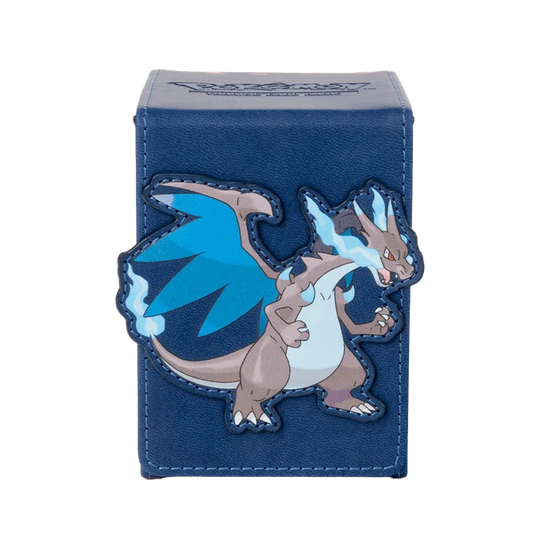 UP - Mega Charizard X Alcove Flip Deck Box for the Pokémon Trading Card Game