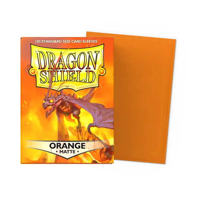 Dragon Shield - Orange (100 Sleeves)