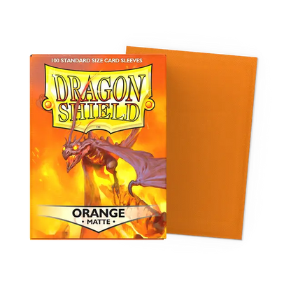 Dragon Shield - Orange (100 Sleeves)