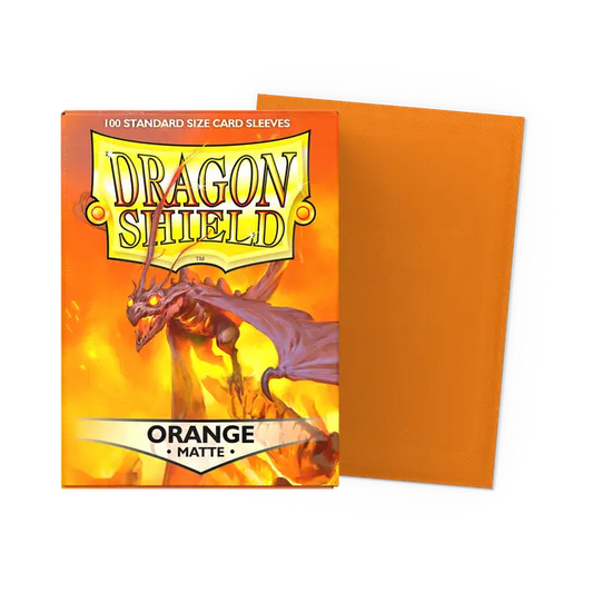Dragon Shield - Orange (100 Sleeves)