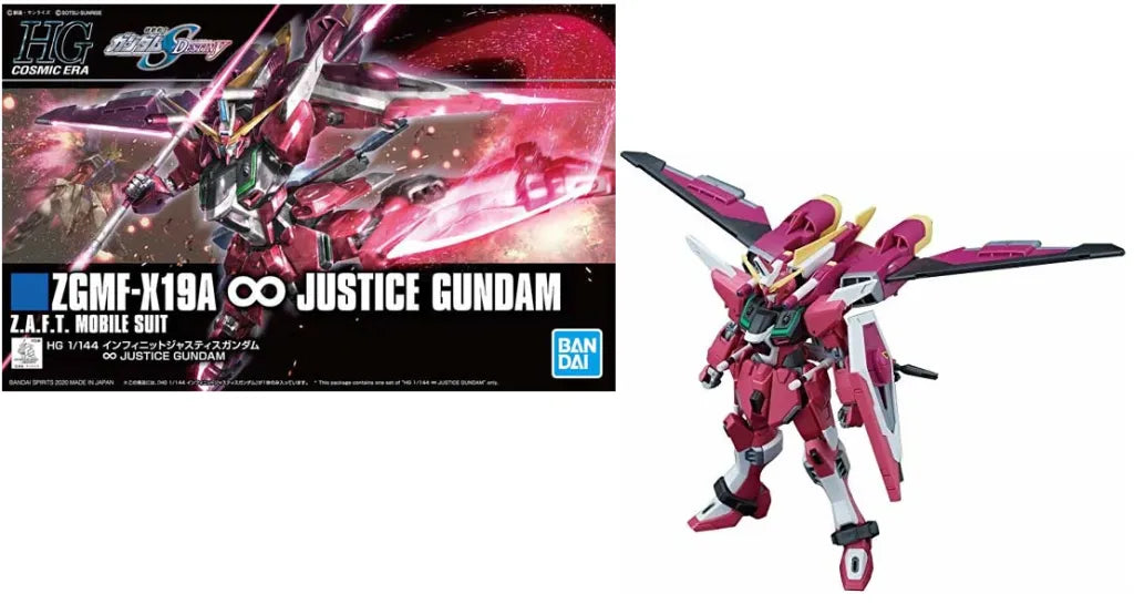GUNDAM - HG 1/144 ZGMF-X19A Infinity Justice Gundam - Model Kit