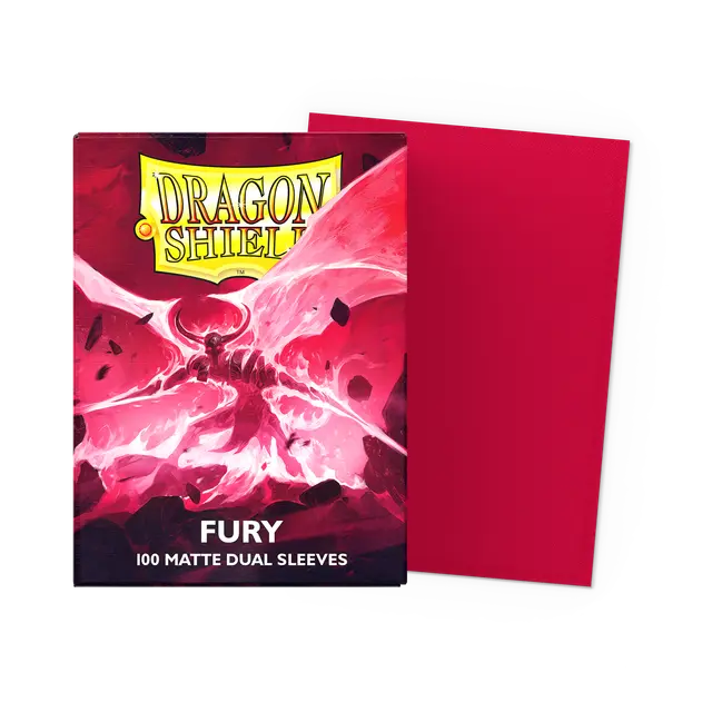 Dragon Shield - Dual Matte Sleeves - Fury (100 Sleeves)