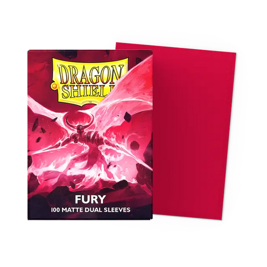 Dragon Shield - Dual Matte Sleeves - Fury (100 Sleeves)