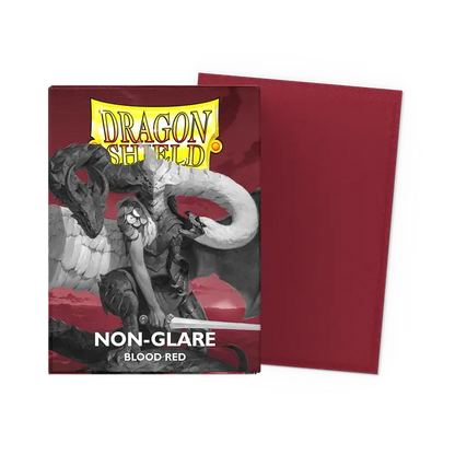 Dragon Shield - Matte Non-Glare Sleeves - Blood Red (100 Sleeves)