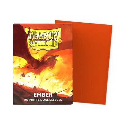 Dragon Shield - Dual Matte Sleeves - Ember (100 Sleeves)