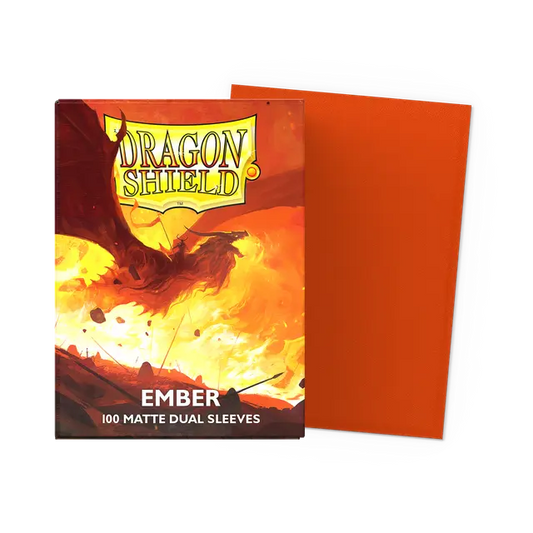 Dragon Shield - Dual Matte Sleeves - Ember (100 Sleeves)