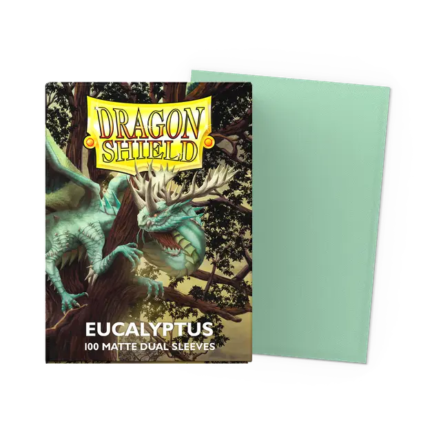 Dragon Shield - Dual Matte Sleeves - Eucalyptus (100 Sleeves)