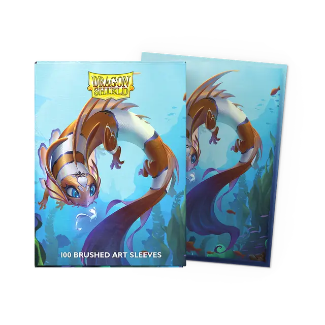 Dragon Shield - Standard size Brushed Art Sleeves - The Cinderfin (100 Sleeves)