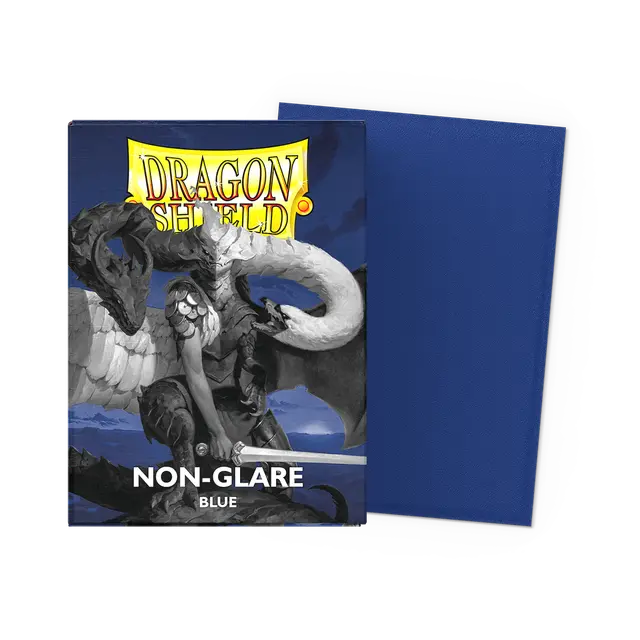 Dragon Shield - Matte Non-Glare Sleeves - Blue (100 Sleeves)