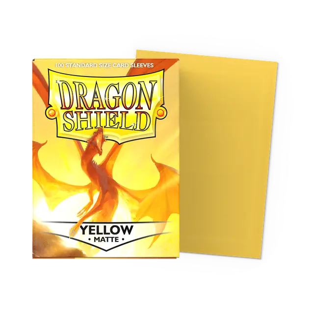 Dragon Shield - Yellow (100 Sleeves)