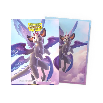 Dragon Shield - Standard size Brushed Art Sleeves - The Whiskerwing (100 Sleeves)