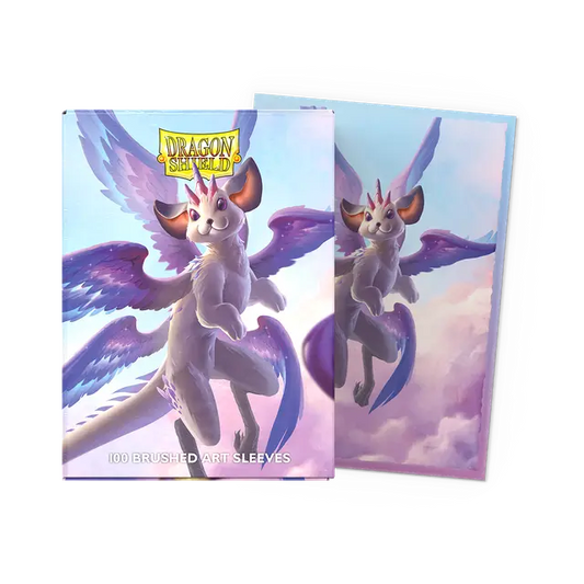 Dragon Shield - Standard size Brushed Art Sleeves - The Whiskerwing (100 Sleeves)